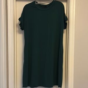 Hunter Green Short Sleeve Dress